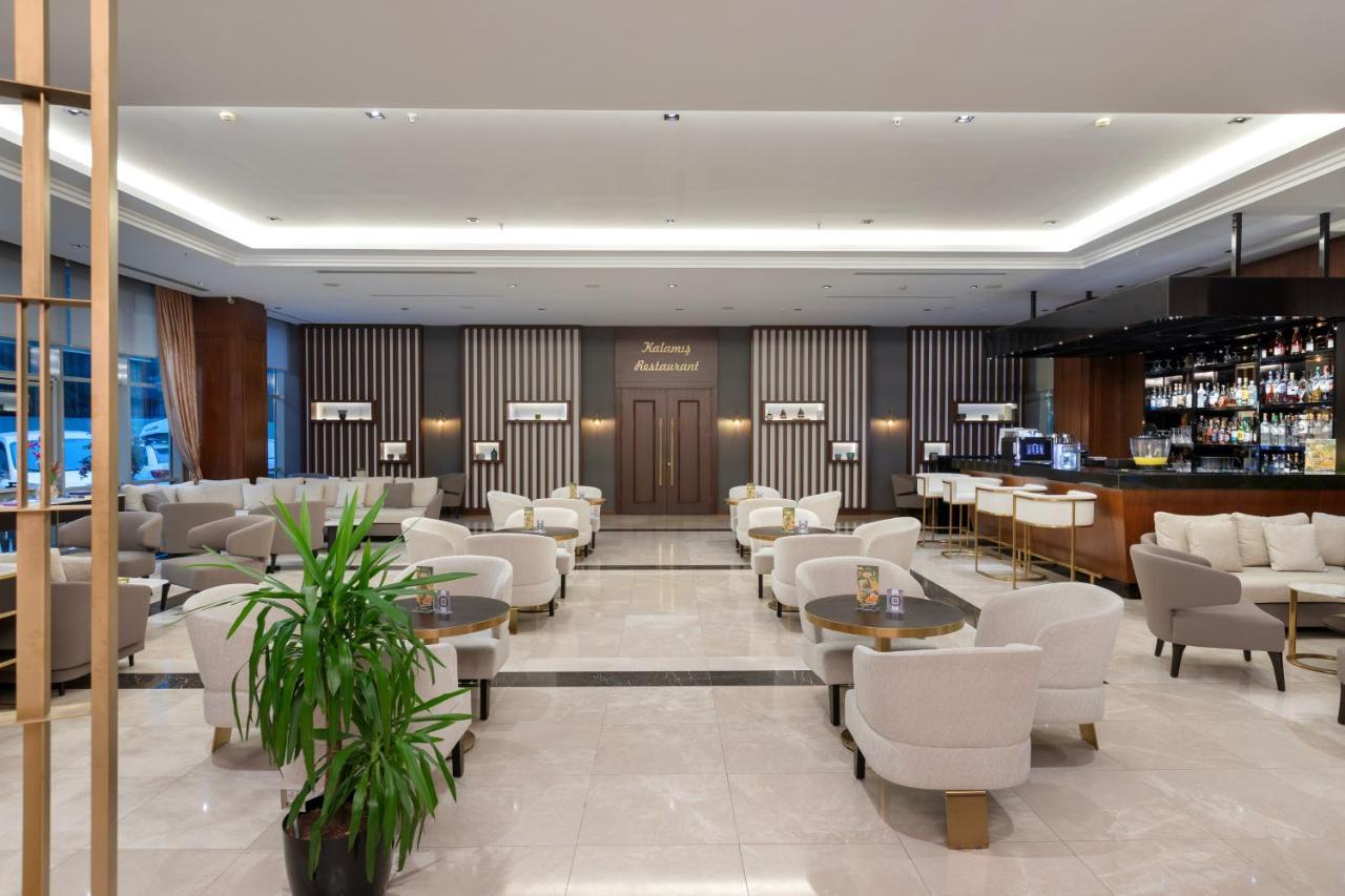 Miracle Istanbul Asia Airport Hotel & Spa Экстерьер фото The lounge at Istanbul Atatürk Airport